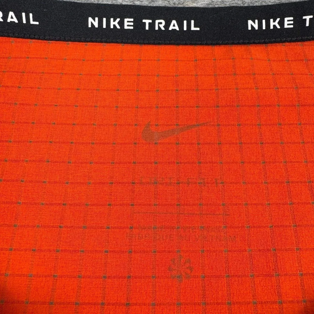 Nike Trail Rise 365 Dri Fit Shirt Polyester Orange Mens Large L